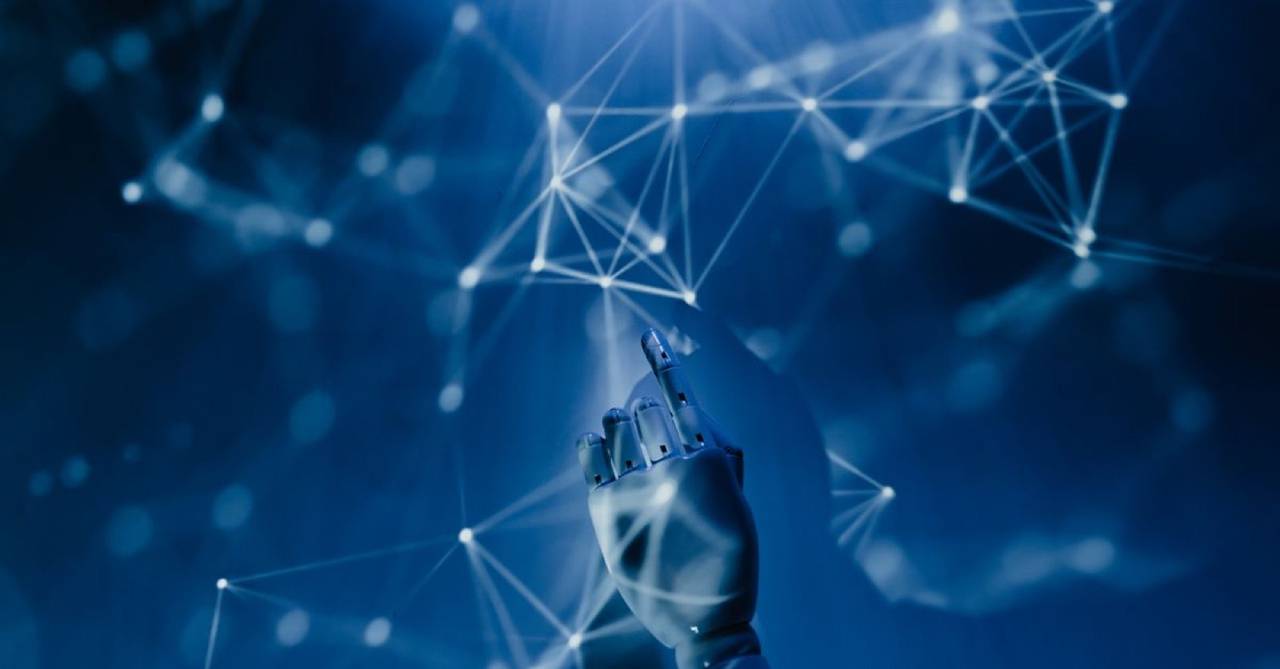Abstract artificial intelligence concept illustration